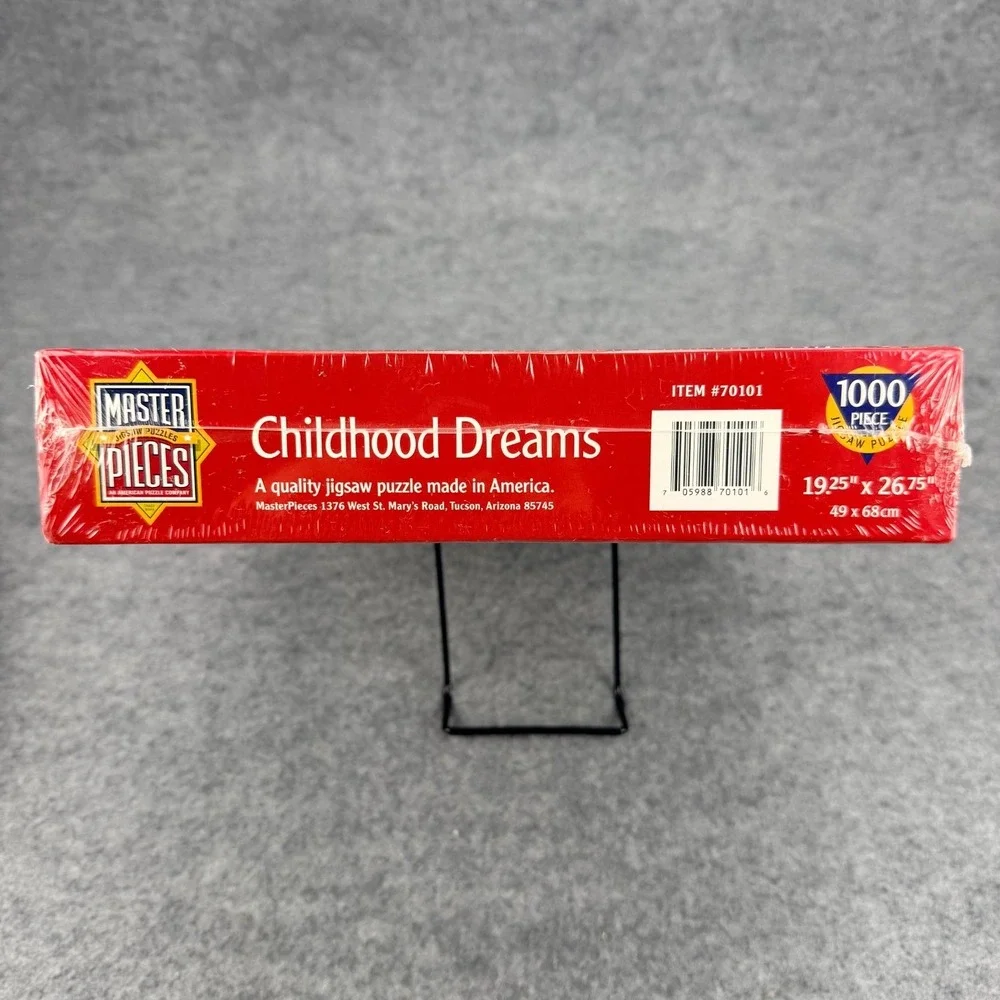 MasterPieces Childhood Dreams Fire Truck 1000 Piece Jigsaw Puzzle #70101 Sealed